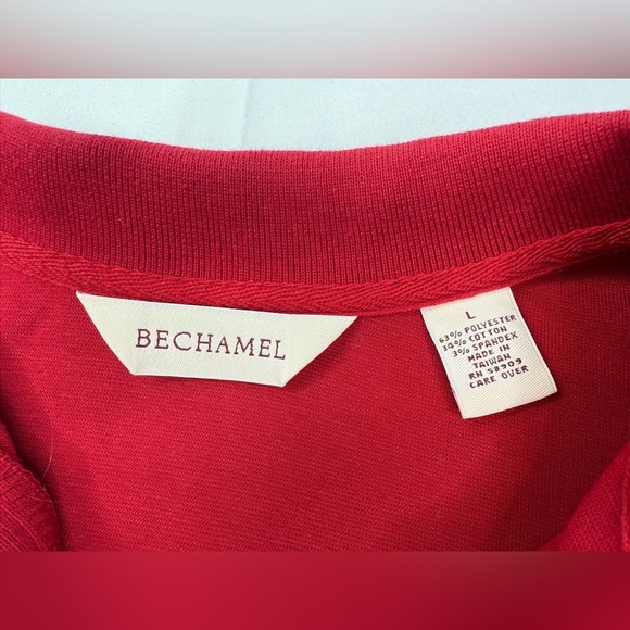 Bechamel Rich Red Knit Top Long Sleeve Size Large - Picture 3 of 6